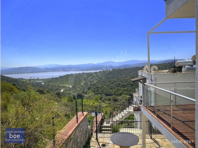 BODRUM ADABÜKÜ  PLAJLARA YAKIN TAM MÜSTAKİL FULL EŞYALI PANAROMİK MANZARALI TRİPLEX EV - Görsel 17