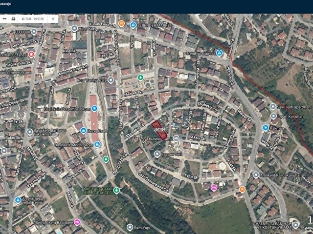 ֎ KOCAELİ ֎ BAŞİSKELE ֎ 1.288 m² ֎ KONUT İMARLI ֎ 0.40 / 1.20 ֎ - Görsel 13