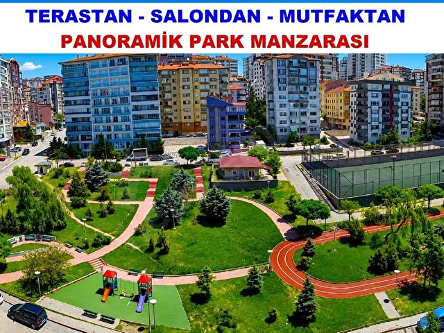 SAHİBİNDEN. ÖN CEPHE. PARK MANZARALI. 2 CAM BALKONLU. ÖZEL ISI YALITIMLI. 5 ADET OTOMATİK PANJUR