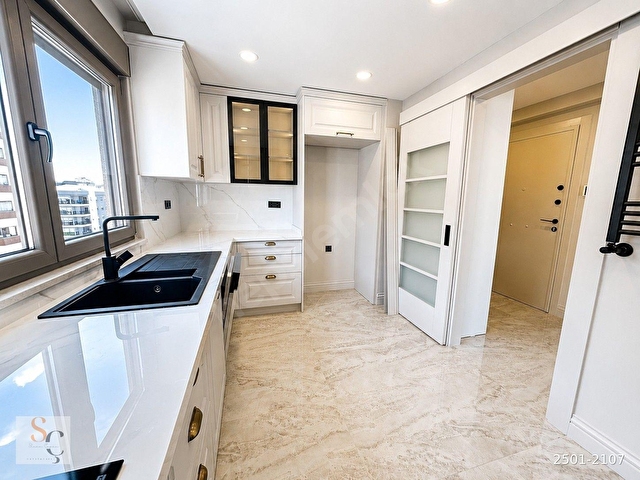 ETHEMEFENDİ DE B.CADDESİNE 4. BİNA BALKONLU PRESTİJLİ BİNADA - Görsel 5