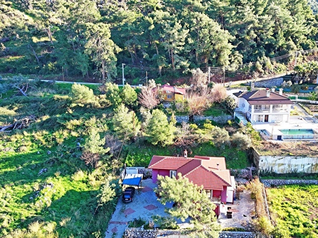 MARMARİS HİSARÖNÜNDE 806 M2 İÇİNDE EVİ OLAN VİLLA İMARLI ARSA - Görsel 11