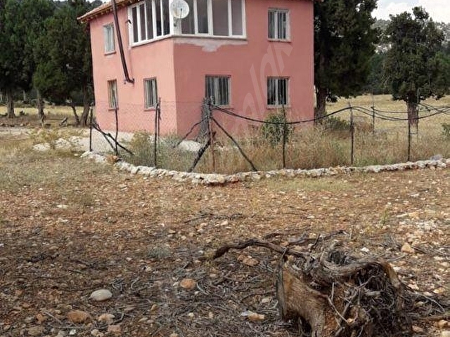 Antalya Korkuteli Ulucakta Yatırımlık Değer! 2 Katlı Evli Muhteşem Çiftlik Arazisi - Görsel 4