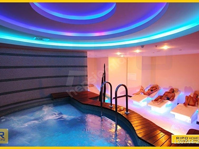Alanya, Kargıcakta Lüks Tatil Kompleksinde Tamamen Eşyalı Deniz Manzaralı Daire - Görsel 23