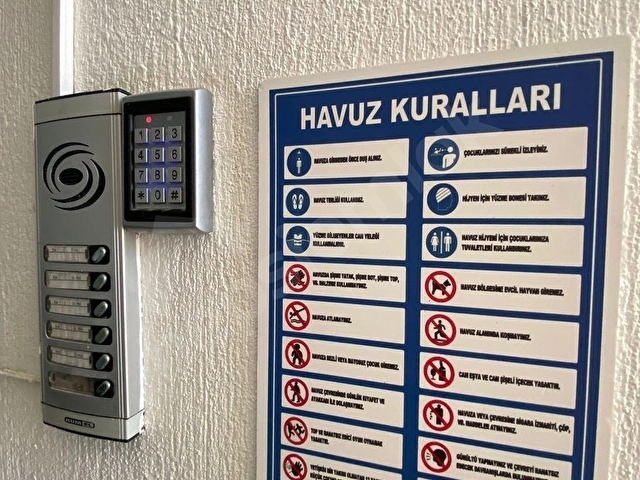 Havuzlu sitede yüksek kredi imkanlı 3+1 - Görsel 24