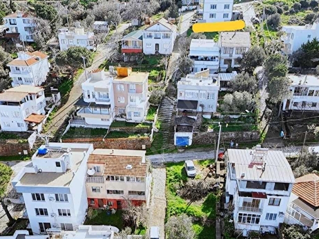 ÇANAKKALE AYVACIK AKLİMAN da Deniz Manzaralı Satılık 176m2 Arsa - Görsel 6