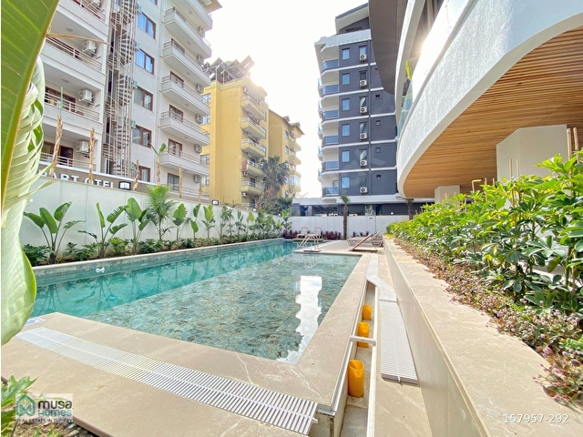 ALANYADA DENİZE SADECE 50MT EŞYALI 1+1 YENİ DAİRE - Görsel 3