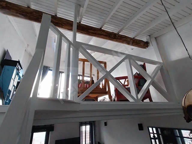 AYVALIK MERKEZDE  DENİZ MANZARALI   2+1 LOFT TARZI ASMA KATLI RUM EVİ - Görsel 21