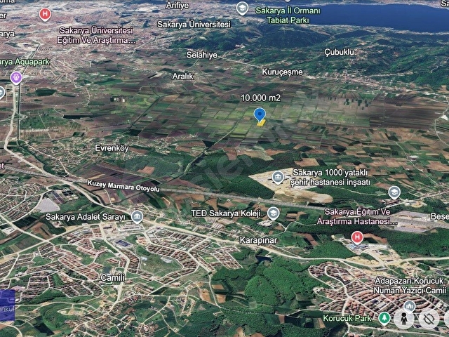 SAKARYA SERDİVAN ŞEHİR HASTANESİNE YAKIN SATILIK ARAZİ - Görsel 9