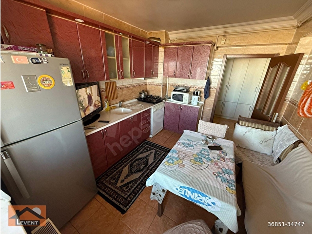LEVENTTEN MÜRSEL ULUÇ MAHALLESİNDE 3+1, 130 M2 ARA KATTA MANTOLAMALI BİNADA FULL ŞEHİR MANZARALI