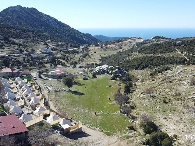 FETHİYE KARAAĞAÇTA DOĞAYLA İÇ İÇE MANZARALI SATILIK ARAZİ - Görsel 26