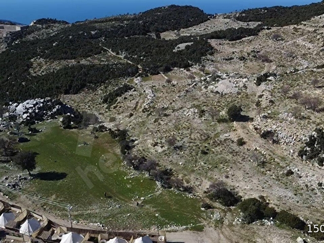 FETHİYE KARAAĞAÇTA DOĞAYLA İÇ İÇE MANZARALI SATILIK ARAZİ - Görsel 9