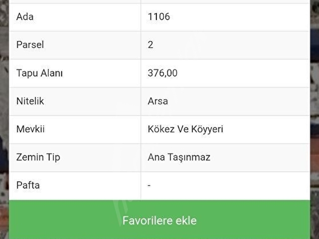 GEDİK KÖŞE PARSEL 376 M2 - Görsel 4