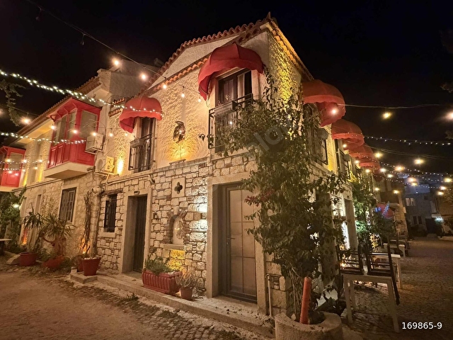 ALAÇATIDA TURİZM İŞLETME RUHSATLI KİRALIK İKİ AYRI BUTİK OTEL - Görsel 15