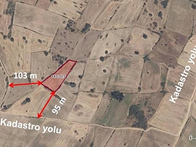 KIRKLARELİ/MERKEZ/YOĞUNTAŞ KÖYÜ SAHİBİNDEN MÜSTAKİL TAPULU 4657 M2 DÜZ VE VERİMLİ TARLA - Görsel 7