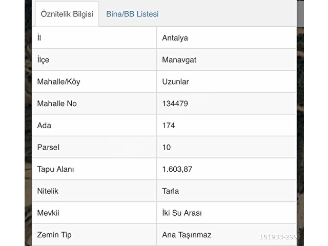 MANAVGAT UZUNLAR MAHALLESINDE 1600M2 SATILIK TARLA - Görsel 4