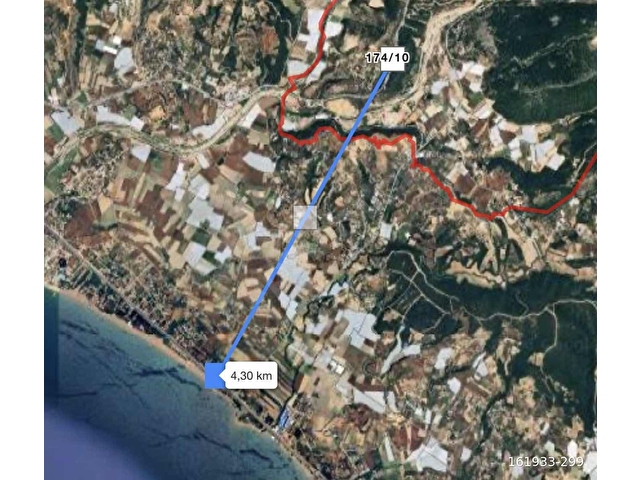 MANAVGAT UZUNLAR MAHALLESINDE 1600M2 SATILIK TARLA - Görsel 3