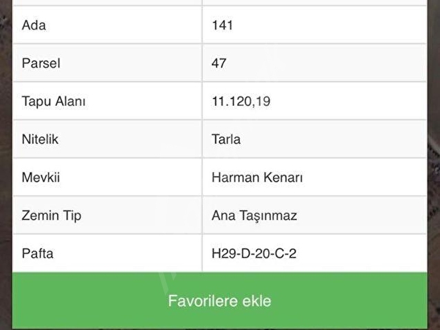 YENİMAHALLE MEMLİKTE TAPULU 2224M2 SATILIK ARSA - Görsel 3