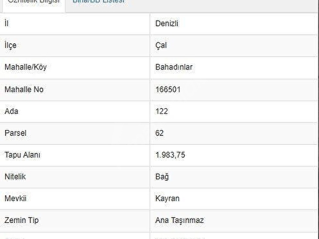 122/62 DENİZLİ ÇAL BAHADINLAR KADASTRO YOLU DİBİ SATILIK TARLA ARAÇ TAKASINA AÇIK - Görsel 3
