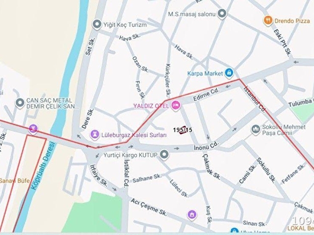 LÜLEBURGAZ KOCASİNAN DA MÜFTÜLÜK ARKA CADDESİNDE BULUNAN MÜSTAKİL EV VE 164 M2 ARSASI 5 KAT İMARLI - Görsel 8