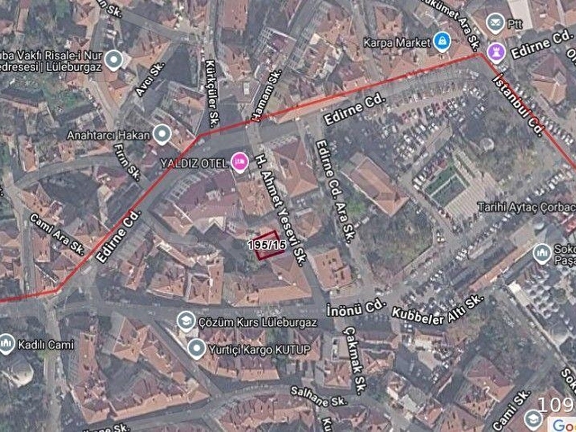 LÜLEBURGAZ KOCASİNAN DA MÜFTÜLÜK ARKA CADDESİNDE BULUNAN MÜSTAKİL EV VE 164 M2 ARSASI 5 KAT İMARLI - Görsel 5