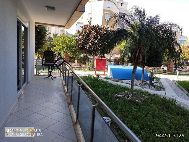 KONYAALTI LİMANDA EŞYALI 1+1 GENİŞ BAHÇE KATI , ZENGİN SOSYAL TESİSLİ YAŞAM - Görsel 17