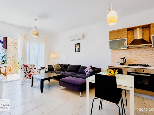 BODRUM GÜMÜŞLÜKTE EŞSİZ MANZARALI, BAHÇE KATI SATILIK DAİRE - Görsel 23