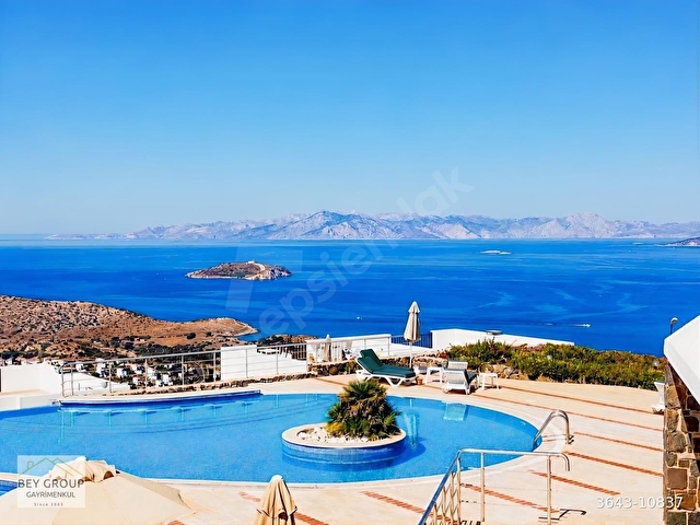 BODRUM GÜMÜŞLÜKTE EŞSİZ MANZARALI, BAHÇE KATI SATILIK DAİRE - Görsel 5