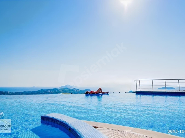 BODRUM GÜMÜŞLÜKTE EŞSİZ MANZARALI, BAHÇE KATI SATILIK DAİRE - Görsel 8