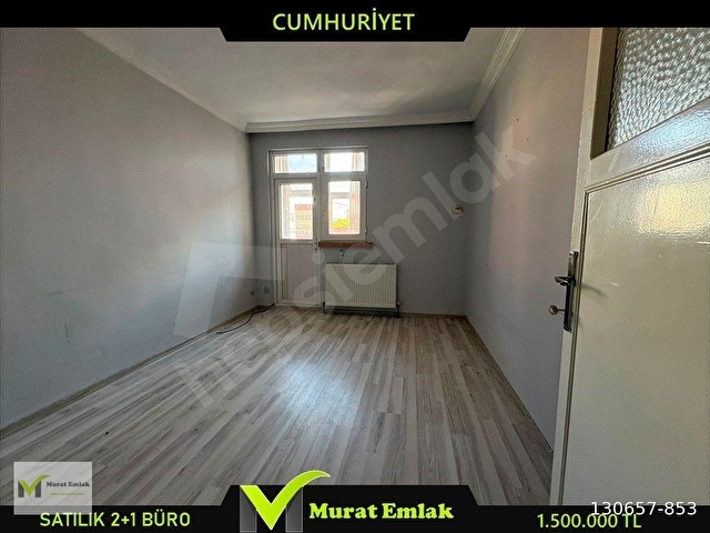 MURAT İNŞAAT EMLAKTAN CUMHURİYET MAHALLESİNDE SATILIK 2+1 OFİS,BÜRO - Görsel 2