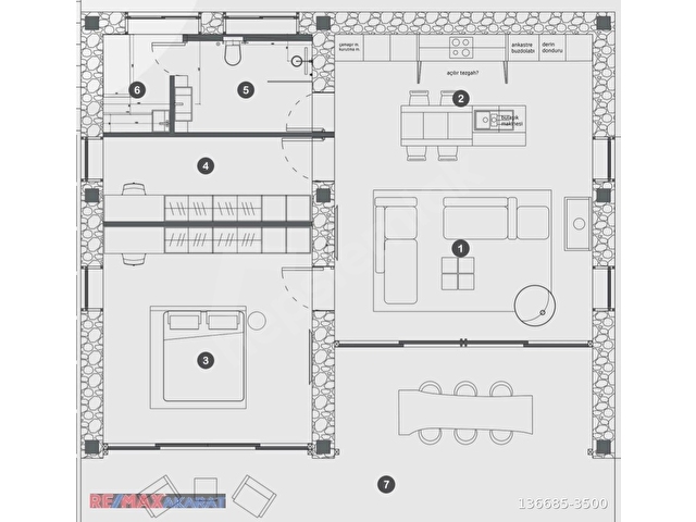 MUĞLA DA 3250m2 ARSA ÜZERİNDE NİTELİKLİ MÜSTAKİL VİLLA - Görsel 2