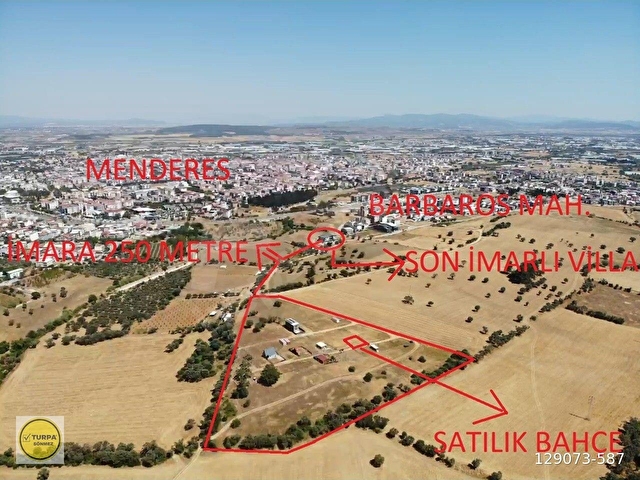 Barbaros Mah. İmara 250m - 220m² Satılık Bahçe (Koop. Hisseli) - Görsel 2