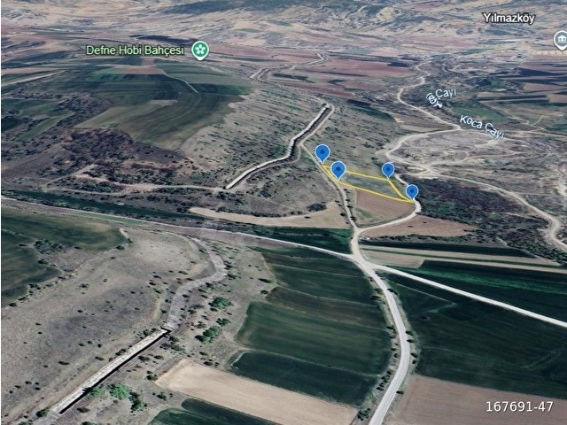 Kahramankazan Yakupdervişte Satılık Tarla Kadastro Yola Cepheli - Görsel 27