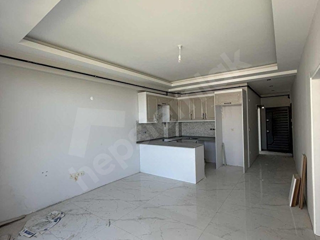YILDIRIMDAN DENİZ MANZARALI SATILIK SIFIR GENİŞ 1+1 DAİRE ! - Görsel 12