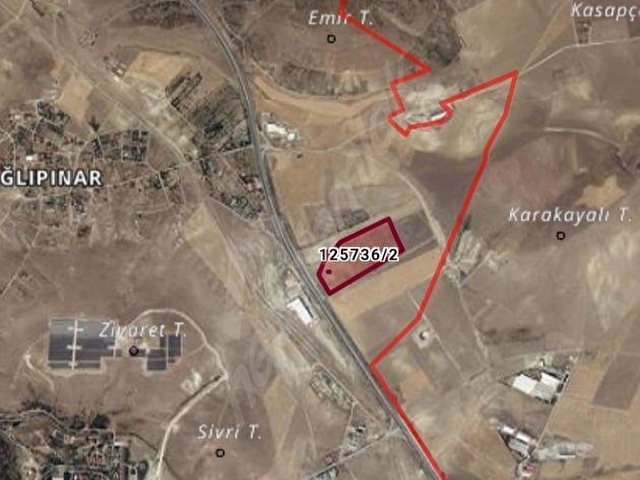 GÖLBAŞINDA KONYA YOLU CEPHELİ 69.000M2 İMARLI FABRİKA ARSASI - Görsel 2