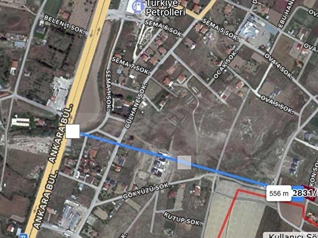 ANKARA SÜNLÜ BULVAR YAKINI RUHSATA AÇIK 3 KAT İMARLI ARSA - Görsel 2