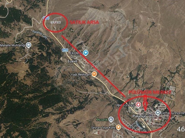 TURYAPTAN PÜLÜMÜR MERKEZDE 2 KAT İMARLI SATILIK ARSA - Görsel 4