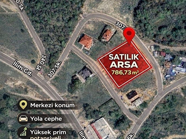 KÖRFEZ İLİMTEPEDE 786 m² SATILIK ARSA