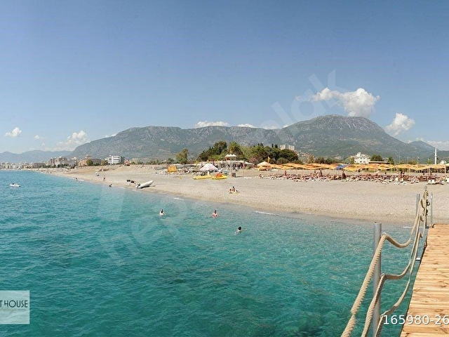 ALANYA GOLD CITY HOTELDE FULL DENİZ MANZARALI UZUN DÖNEM KİRALIK 1+1 DAİRE - Görsel 13