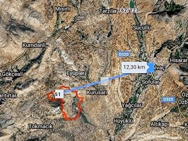 Isparta yalvaç akçasar 39650m2 - Görsel 5