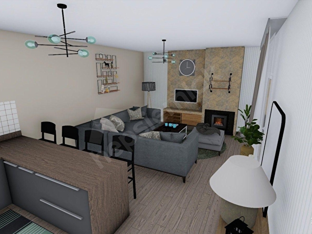 PROJE!... İNŞAAT RUHSAT ONAYLI %60 konut / Villa  imarlı 791 M2 arsa - Görsel 12