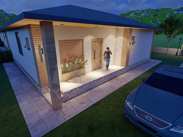 PROJE!... İNŞAAT RUHSAT ONAYLI %60 konut / Villa  imarlı 791 M2 arsa - Görsel 3