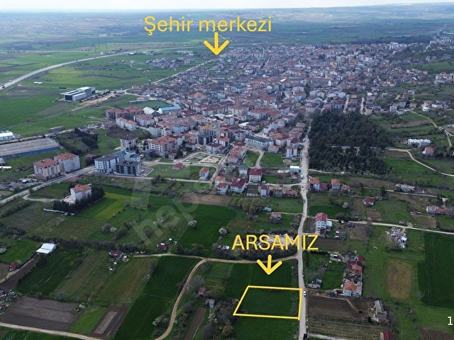 KIRKLARELİ VİZE EVREN MAHALLESİNDE 1055 M2 İMAR İÇİ ARAZİ