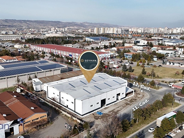 SEYHAN - Merkez OSB SIFIR LÜKS 2000 M2 EMSALSİZ Kiralık Fabrika