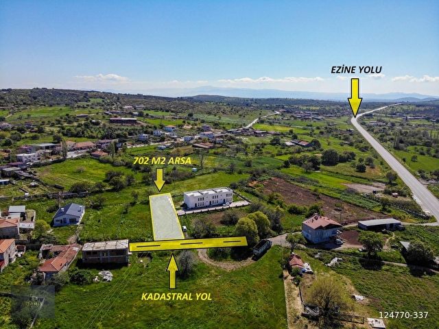 ÇANAKKALE EZİNE GÖKÇEBAYIRDA BOZCAADA KARŞISI SATILIK ARSA - Görsel 2