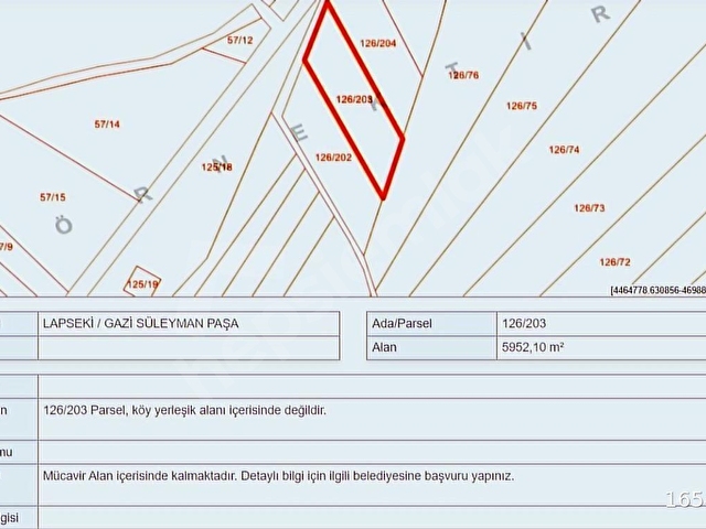 ÇANAKKALE LAPSEKİ KÖPRÜ VE BOĞAZ MANZARALI FIRSAT ARSA!!! - Görsel 7