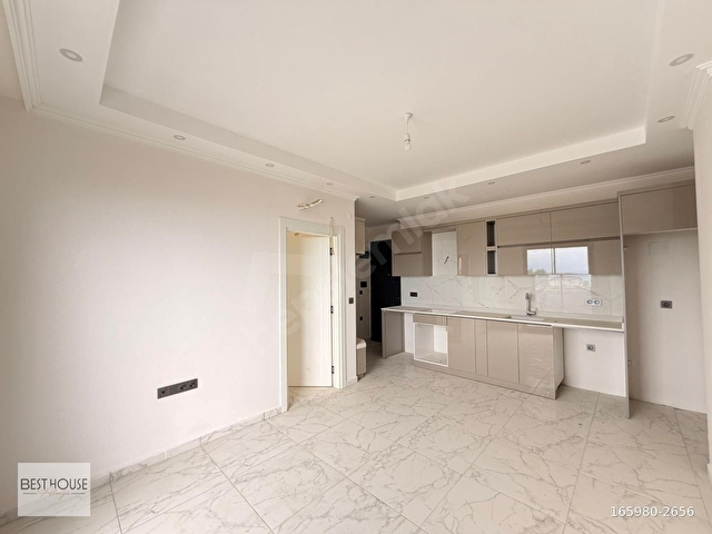 ALANYA MAHMUTLARDA DENİZ MANZARALI SIFIR BİNADA 1+1 SATILIK DAİRE - Görsel 9