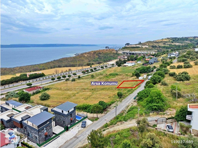 Çanakkale Erenköyde (İntepe) Boğaz Manzaralı Satılık Villa Arsası - Görsel 18
