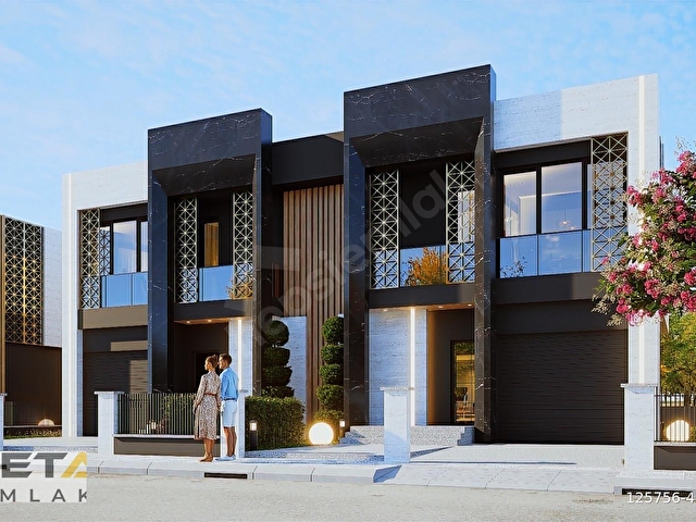 NETADAN KAŞIKÇIBAĞLARINDA MODERN PEYZAJLI SATILIK 4+1 VİLLA - Görsel 29