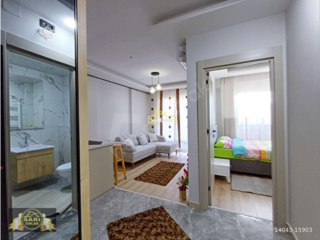 AKDENİZ MAH.SIFIR LÜKS EŞYALI SIFIR KİRALIK 1+1 BALKONLU HAVUZLU JENARATÖRLÜ DAİRE - Görsel 5