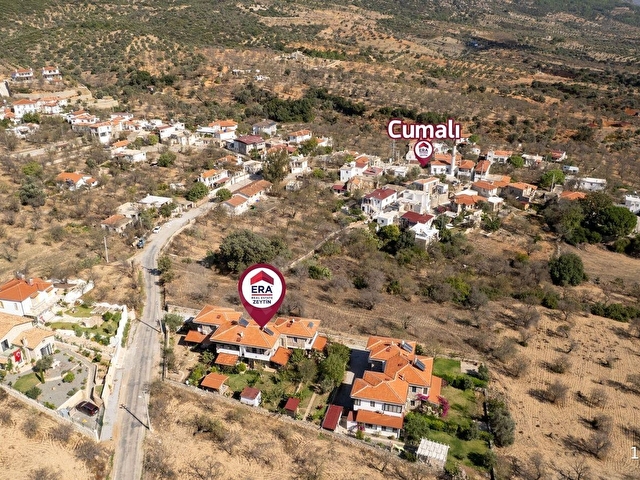 Datça Cumalıda Müstakil Bahçeli Satılık 95 m2 2+1 Villa - Görsel 6
